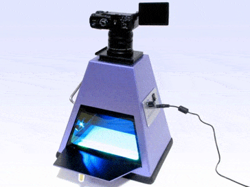 落射LED光源一体型デジカメ蛍光撮影用フード