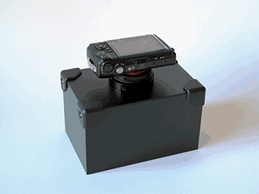 ミニゲル用デジカメ撮影フード＋オリンパス STYLUS XZ-2カメラセット