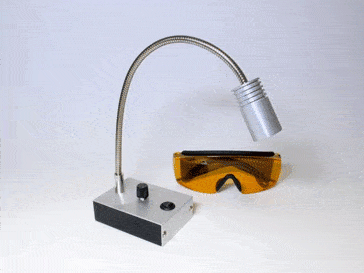 GFP用LEDアーム照射装置・観察用ゴーグルセット