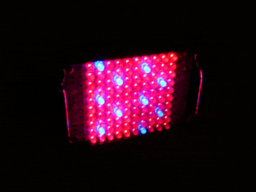 赤90灯、青10灯での製作・点灯例